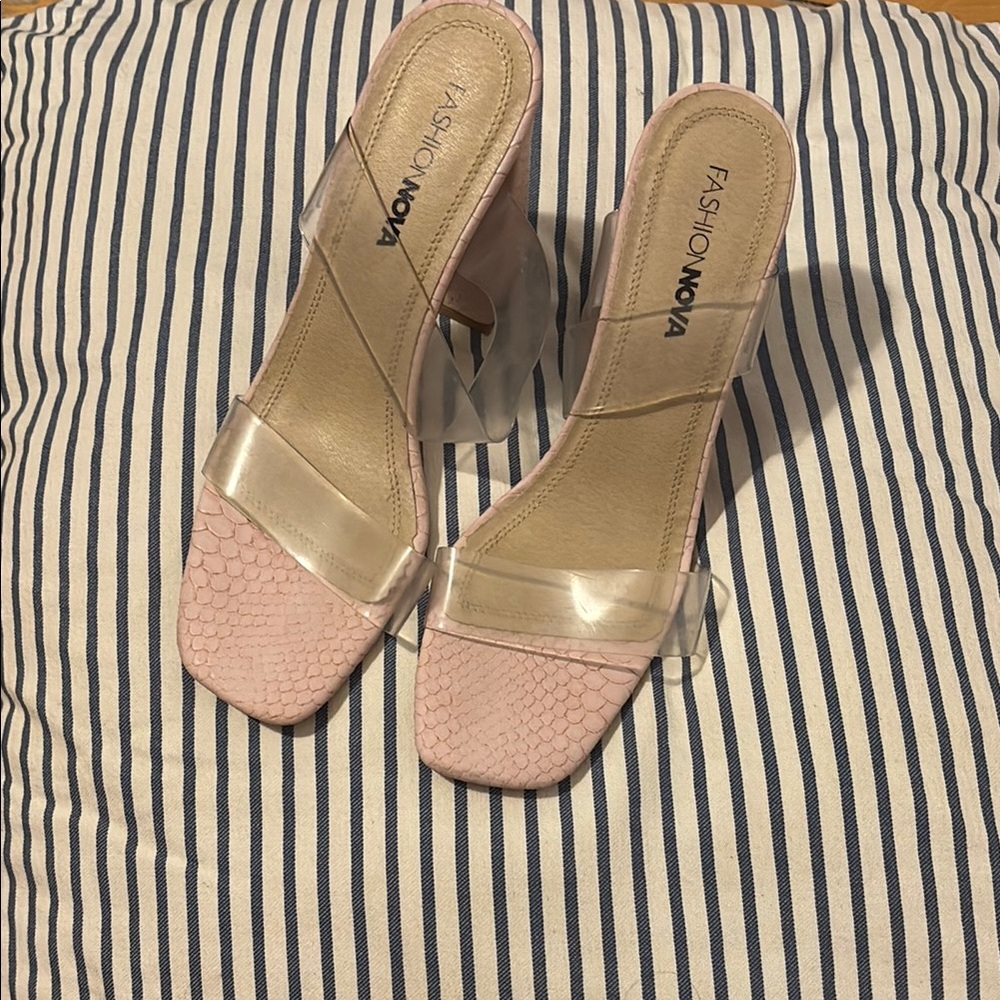 Fashion Nova Pink Women's Heels